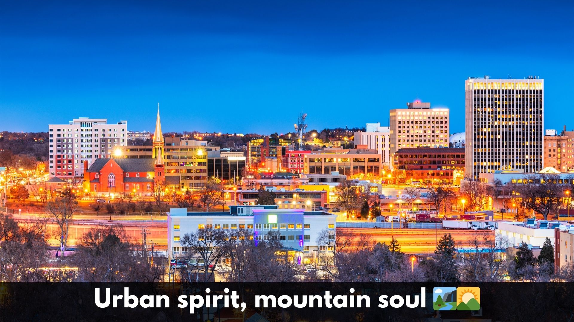Captions for Colorado Springs Highlights